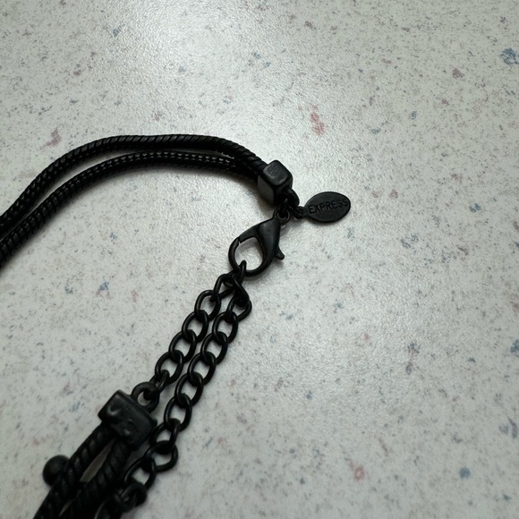 Express Crystal Stone Two Row Necklace - Picture 4 of 6